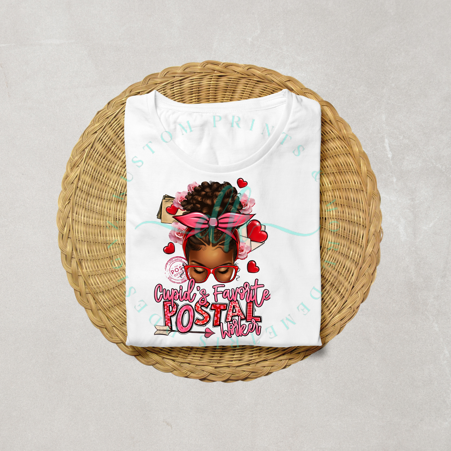 Cupid favorite postal worker (Sublimation Print)