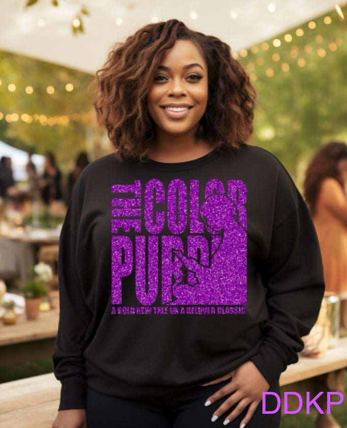 Color purple Glitter