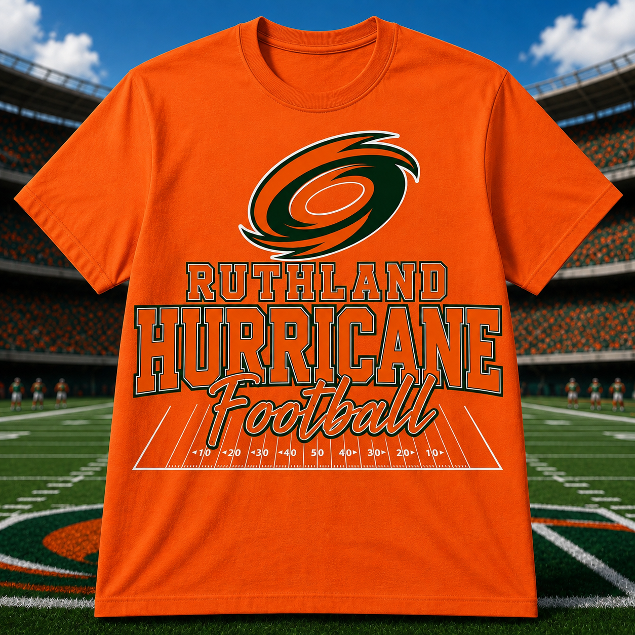 Custom High School Spirit |Game Day School Mascot Tee| Football Fan Shirt