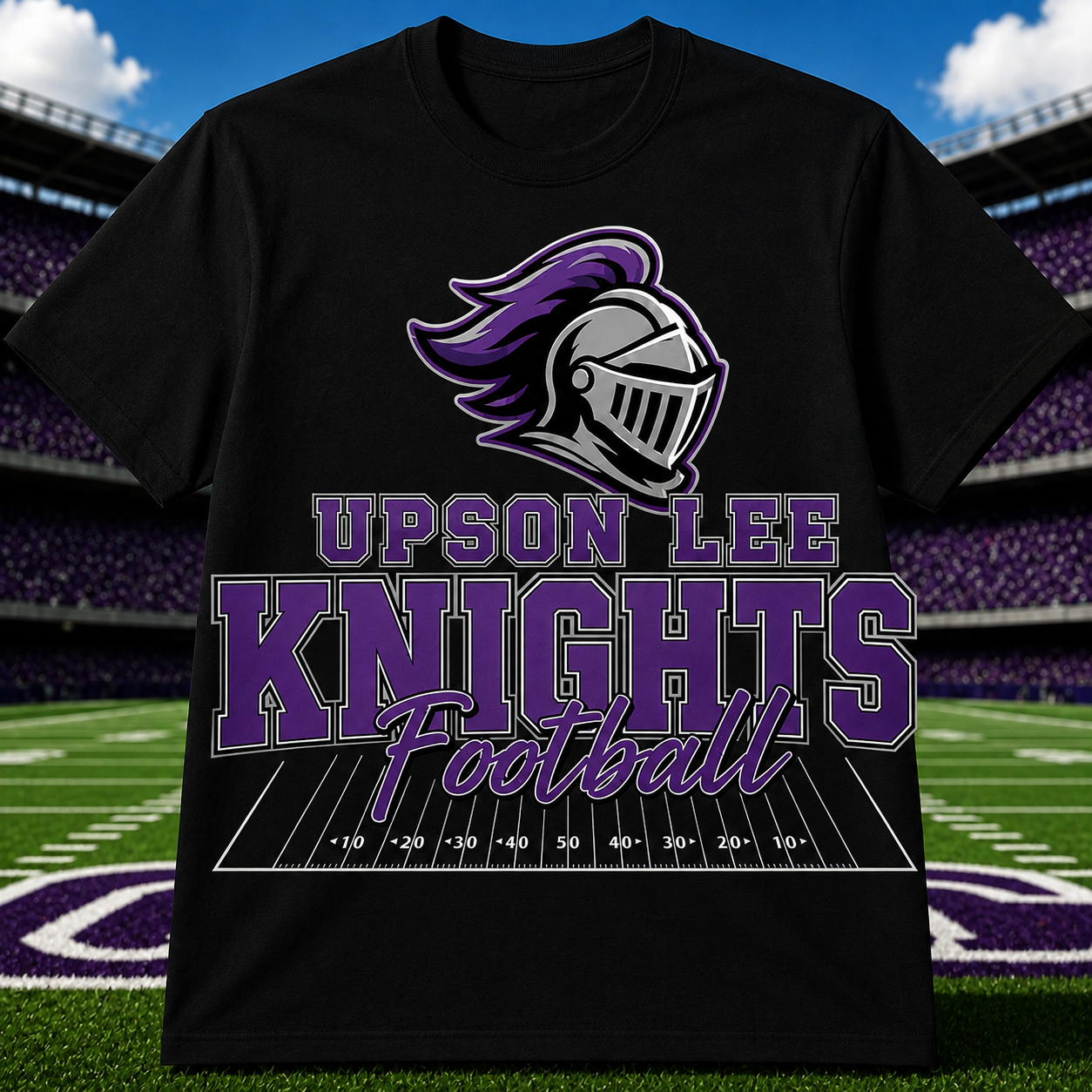 Custom High School Spirit |Game Day School Mascot Tee| Football Fan Shirt